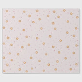 「愛とベーグル」 |コットンキャンディーピンク ラッピングペーパー (フラット)