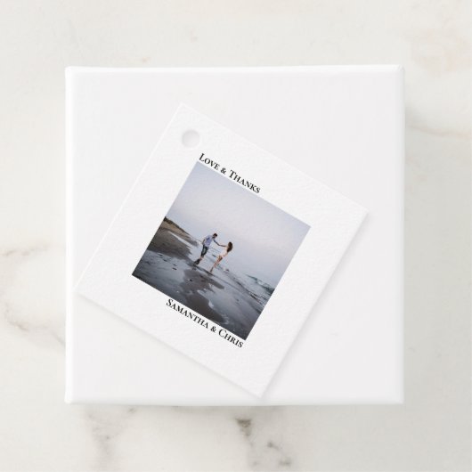 愛とミニマ感謝していリストの結婚写真シンプル。 フェイバータグ (インサイチュ)