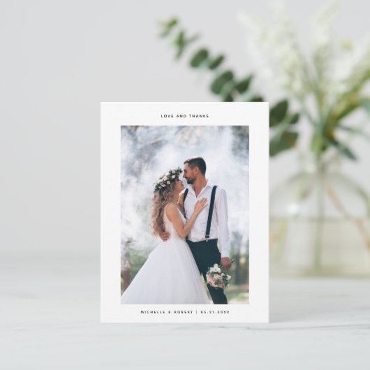 愛とミニ感謝していマリ結婚ズムの写真 ポストカード (スタンド正面)