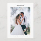 愛とミニ感謝していマリ結婚ズムの写真 ポストカード (正面)