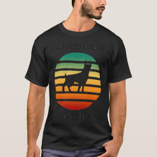 愛とヨガと犬さえあれば ; 愛する人のために Tシャツ