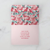 愛とライトクリスマスバードベリー シーズンカード (内部)