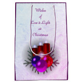 愛とライトクリスマス ミディアムペーパーバッグ (裏面)