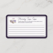 愛とラベンダー|メモリー・レーン・メッセージ エンクロージャーカード (正面)