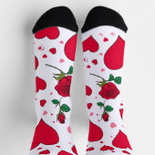 愛とロマンス – バレンタインデー ソックス (上部)