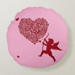 愛とロマンス – バレンタインデー ラウンドクッション