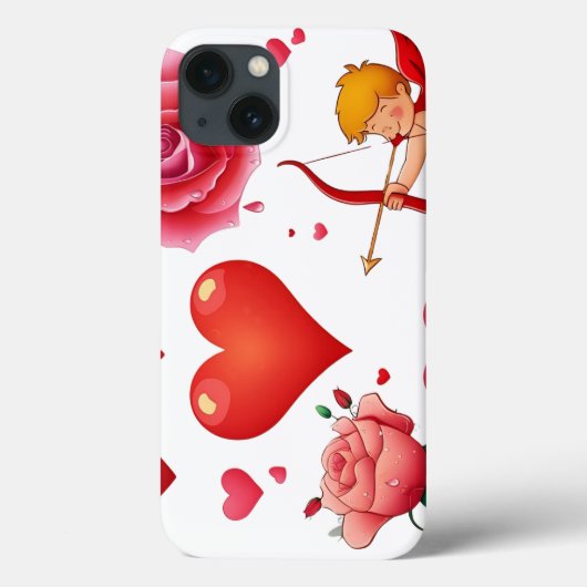 愛とロマンス – バレンタインデー Case-Mate iPhoneケース (裏面)