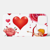 愛とロマンス – バレンタインデー Case-Mate iPhoneケース (裏面 (横))