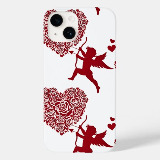 愛とロマンス – バレンタインデー Case-Mate iPhoneケース (裏面)