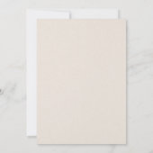 愛とワインだけが必要です 招待状 (裏面)