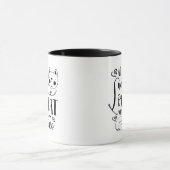 愛と一匹か二匹の猫がいればそれでいい マグカップ (中央)