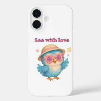 愛と一緒に見る – Gentle Reminder iPhone 16ケース