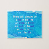 愛と人生と友情についての引用文 ジグソーパズル (横)