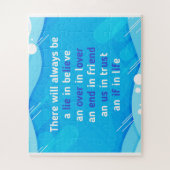 愛と人生と友情についての引用文 ジグソーパズル (縦)