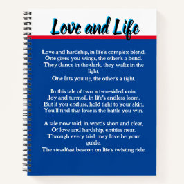 愛と人生の詩 ノートブック