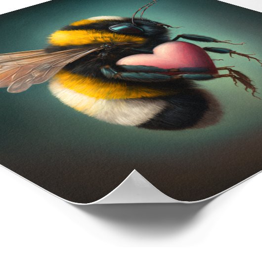 愛と価値のあるのまわりにポスター紙(マット) ポスター (角)