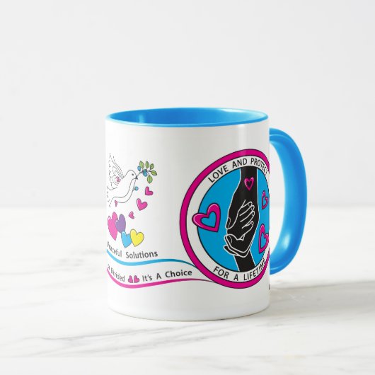 愛と保護2_ マグカップ (正面右)