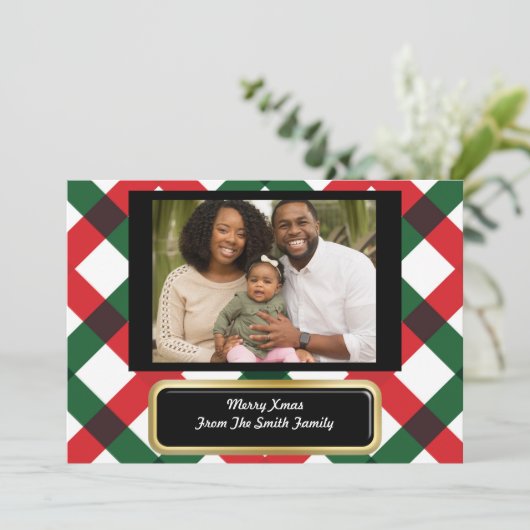 愛と信仰のカスタムクリスマスカード シーズンカード (スタンド正面)