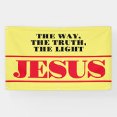 愛と信仰のメッセージを広める 横断幕 (横)