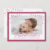 愛と優しさバレンタインを広める シーズンポストカード (正面/裏面)