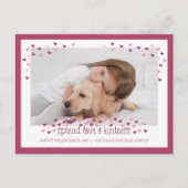 愛と優しさバレンタインを広める シーズンポストカード (正面)