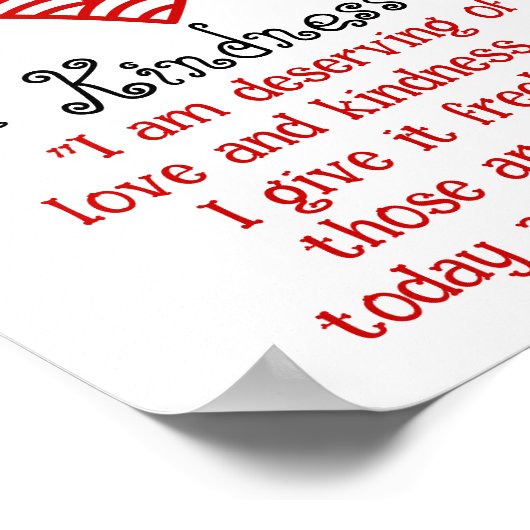 愛と優しさ ポスター (角)