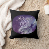 愛と光と星形五角形 クッション (ブランケット)