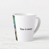 愛と光に満ちたマグカップ カフェラテマグ (右アングル)