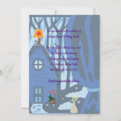 愛と光のバタフライナイト　ランプウエディング 招待状 (裏面)