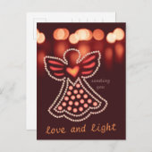 愛と光の慈悲の天使CC0125 ポストカード (正面/裏面)