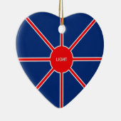 愛と光の赤い太陽 セラミックオーナメント (右)