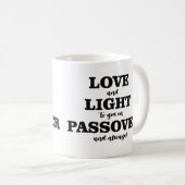 愛と光を過ぎ越し常に！ コーヒーマグカップ (正面右)