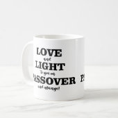 愛と光を過ぎ越し常に！ コーヒーマグカップ (正面左)