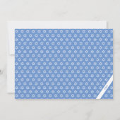 愛と光モダンハヌカー希望フォトホリデー シーズンカード (裏面)