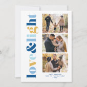 「愛と光」のギャラリー3枚の写真ハヌカー シーズンカード (正面)