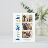 「愛と光」のギャラリー3枚の写真ハヌカー シーズンポストカード (スタンド正面)