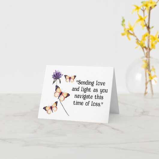 愛と光 カード (黄色い花)