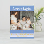 愛と光 |ハヌカシンプルー家の写真 シーズンカード (スタンド正面)