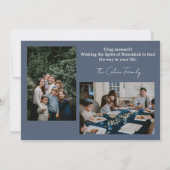 愛と光 |ハヌカシンプルー家の写真 シーズンカード (裏面)