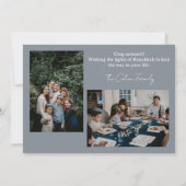 愛と光 |ハヌカシンプルー家の写真 シーズンカード (裏面)