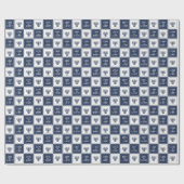 愛と光 |ハヌカモダンー（ユダヤ教）メノラー ラッピングペーパー (フラット)