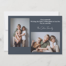 愛と光 |ハヌカー家の写真コラージュ シーズンカード