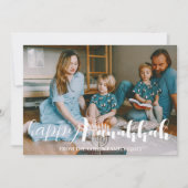 愛と光 |ハヌカー家族の写真 シーズンカード (正面)