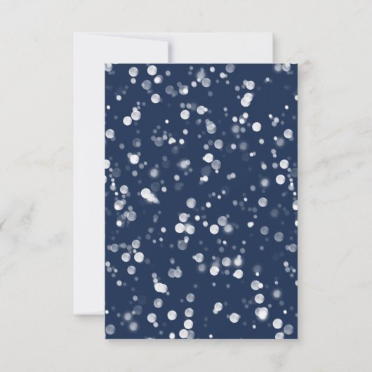 愛と光 |フォイルフェイク《写真》ぼけ味ハヌカー夕食会 招待状 (裏面)