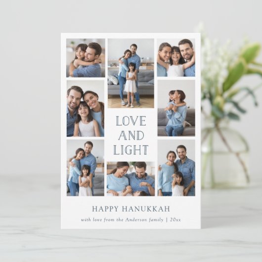 愛と光 |フォトファミ数々のリーハヌカー シーズンカード (スタンド正面)