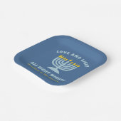 "愛と光"ユダヤ人ハヌカーの8泊 ペーパープレート (傾斜あり)