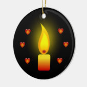 「愛と光」引用文' セラミックオーナメント (左)