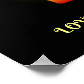 「愛と光」引用文' ポスター (角)