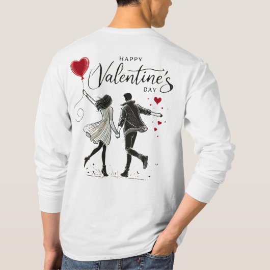 愛と共お祝い Tシャツ (裏面)