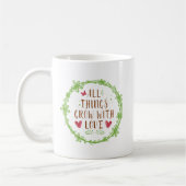 愛と共に成長するモノ コーヒーマグカップ (左)